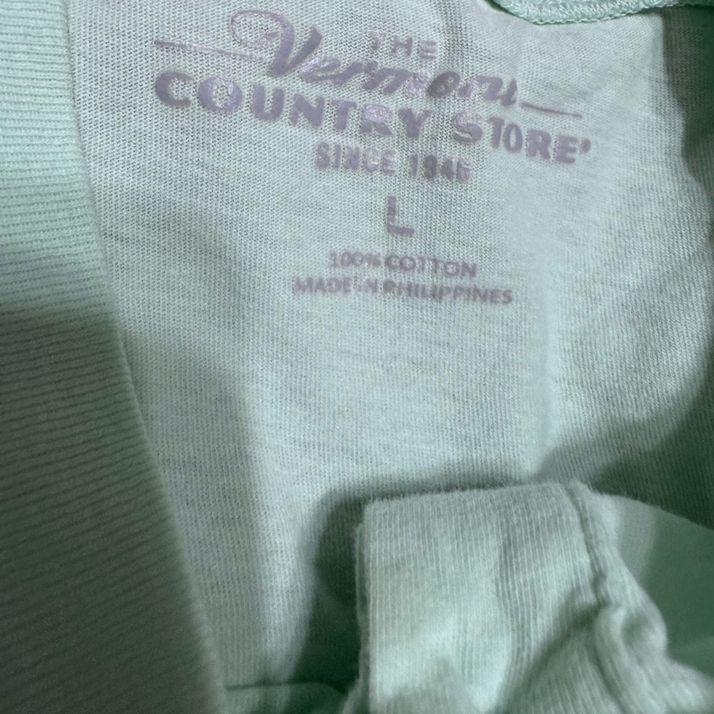 VERMONT COUNTRY STORE PAJAMA SET IN SOFT GREEN KNIT p23 - Picture 7 of 7